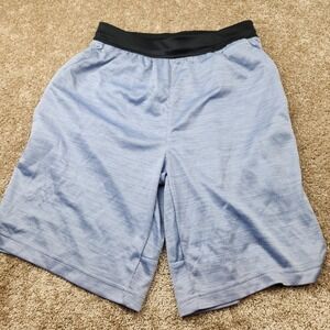 Adidas Aeroready Mens XS Blue Space Dye Athletic Training Shorts Lightweight